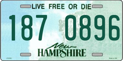 NH license plate 1870896