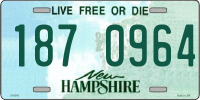 NH license plate 1870964