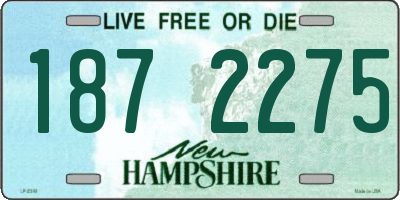 NH license plate 1872275