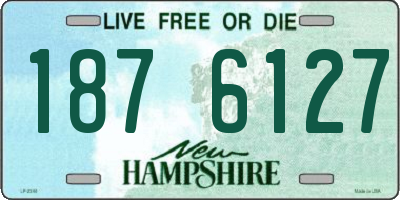 NH license plate 1876127