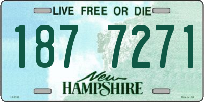 NH license plate 1877271