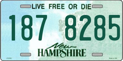 NH license plate 1878285