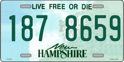 NH license plate 1878659