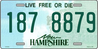 NH license plate 1878879