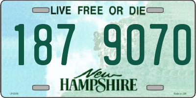 NH license plate 1879070