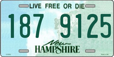 NH license plate 1879125