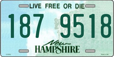 NH license plate 1879518
