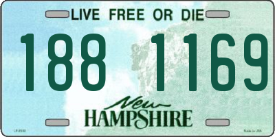 NH license plate 1881169