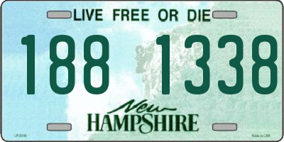 NH license plate 1881338