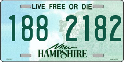 NH license plate 1882182