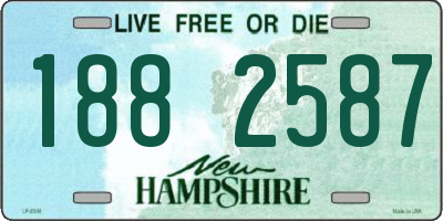 NH license plate 1882587