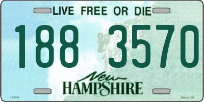 NH license plate 1883570