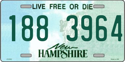 NH license plate 1883964