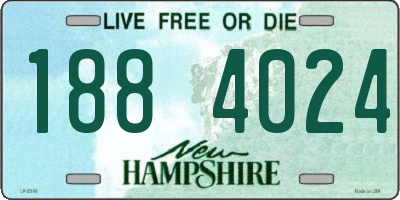 NH license plate 1884024