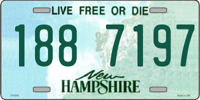 NH license plate 1887197