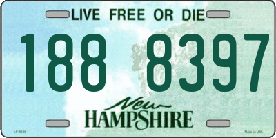 NH license plate 1888397
