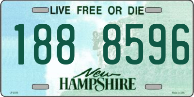 NH license plate 1888596