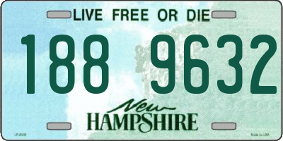 NH license plate 1889632