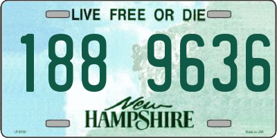NH license plate 1889636