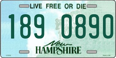 NH license plate 1890890