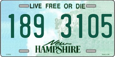 NH license plate 1893105
