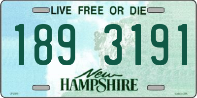 NH license plate 1893191