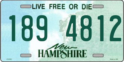 NH license plate 1894812