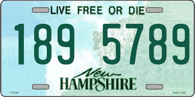 NH license plate 1895789