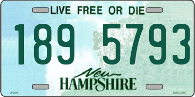 NH license plate 1895793