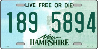 NH license plate 1895894