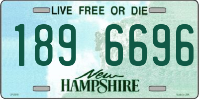 NH license plate 1896696