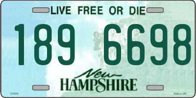 NH license plate 1896698
