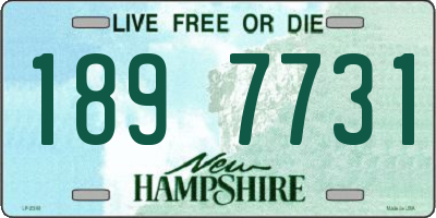 NH license plate 1897731