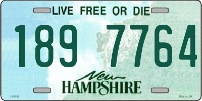 NH license plate 1897764
