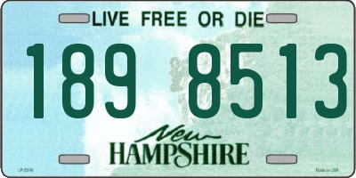 NH license plate 1898513
