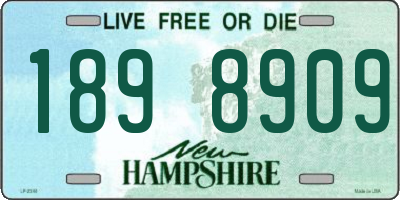 NH license plate 1898909