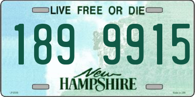 NH license plate 1899915
