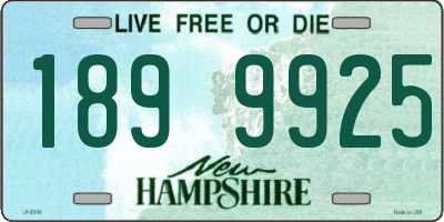 NH license plate 1899925