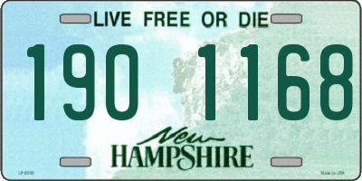 NH license plate 1901168