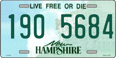 NH license plate 1905684