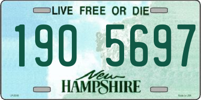 NH license plate 1905697