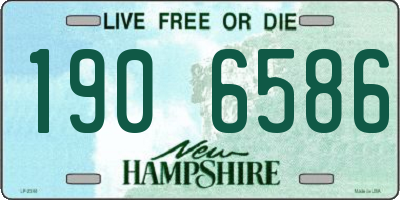 NH license plate 1906586