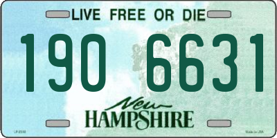 NH license plate 1906631
