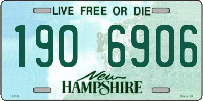 NH license plate 1906906