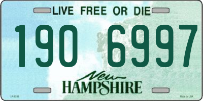 NH license plate 1906997