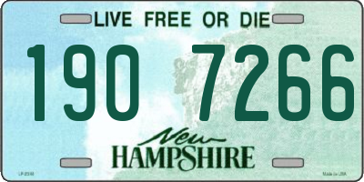 NH license plate 1907266