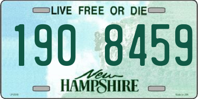 NH license plate 1908459
