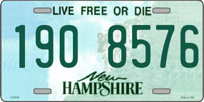 NH license plate 1908576