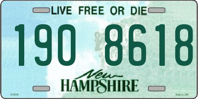 NH license plate 1908618