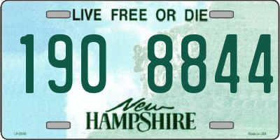 NH license plate 1908844